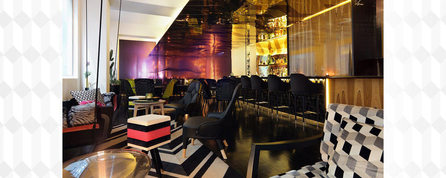Adelphi Hotel Melbourne Bagian luar foto The bar at the 1001 nights lounge